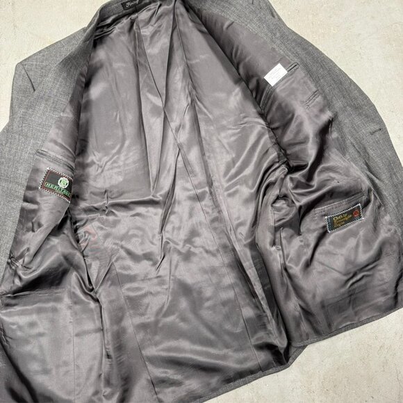 Vintage Heritage Ermenegildo Zegna Blazer Wool Sport Coat Grey 46R - Picture 7 of 10